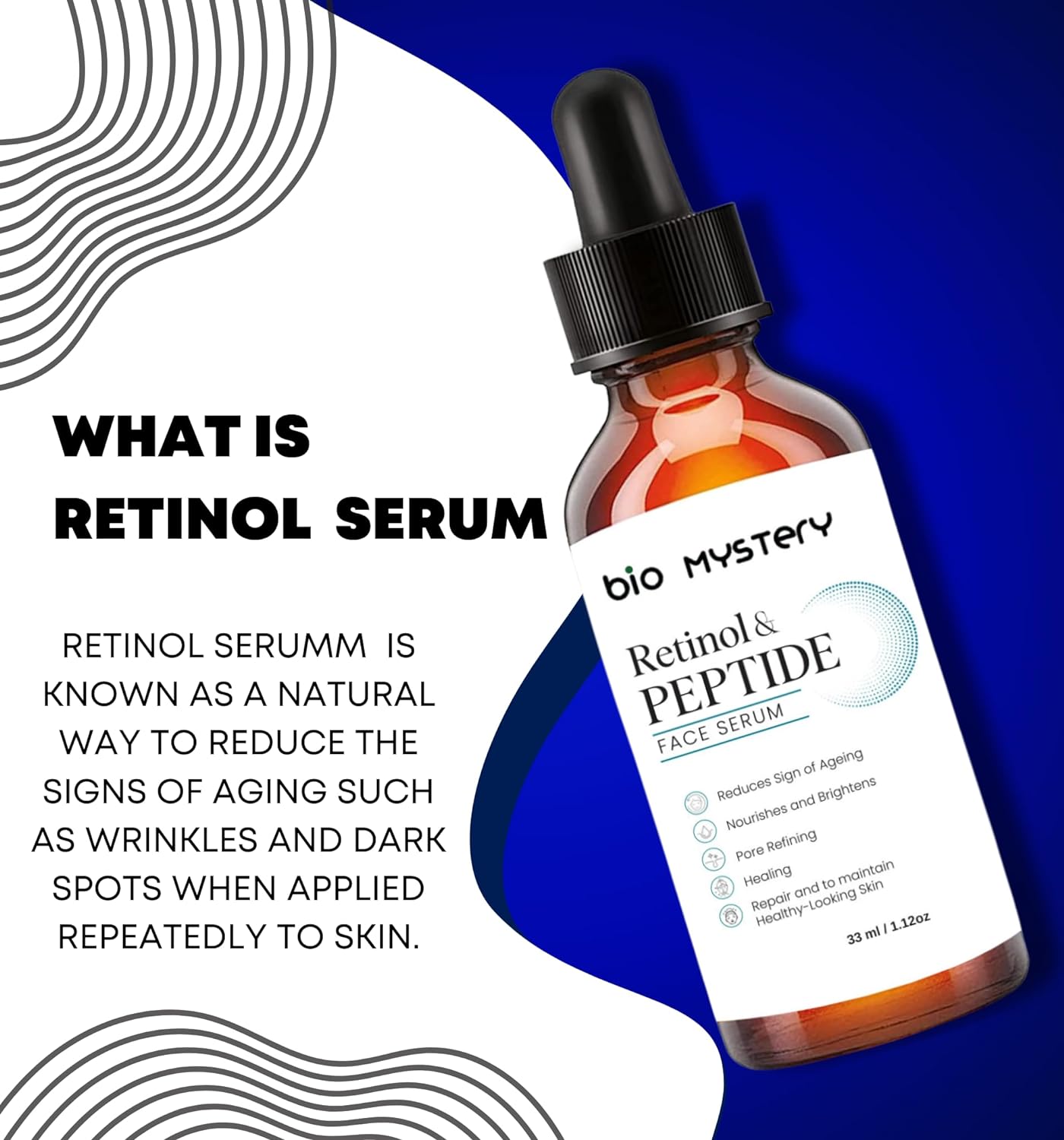 Retinol & Peptide Face Serum (33ml)