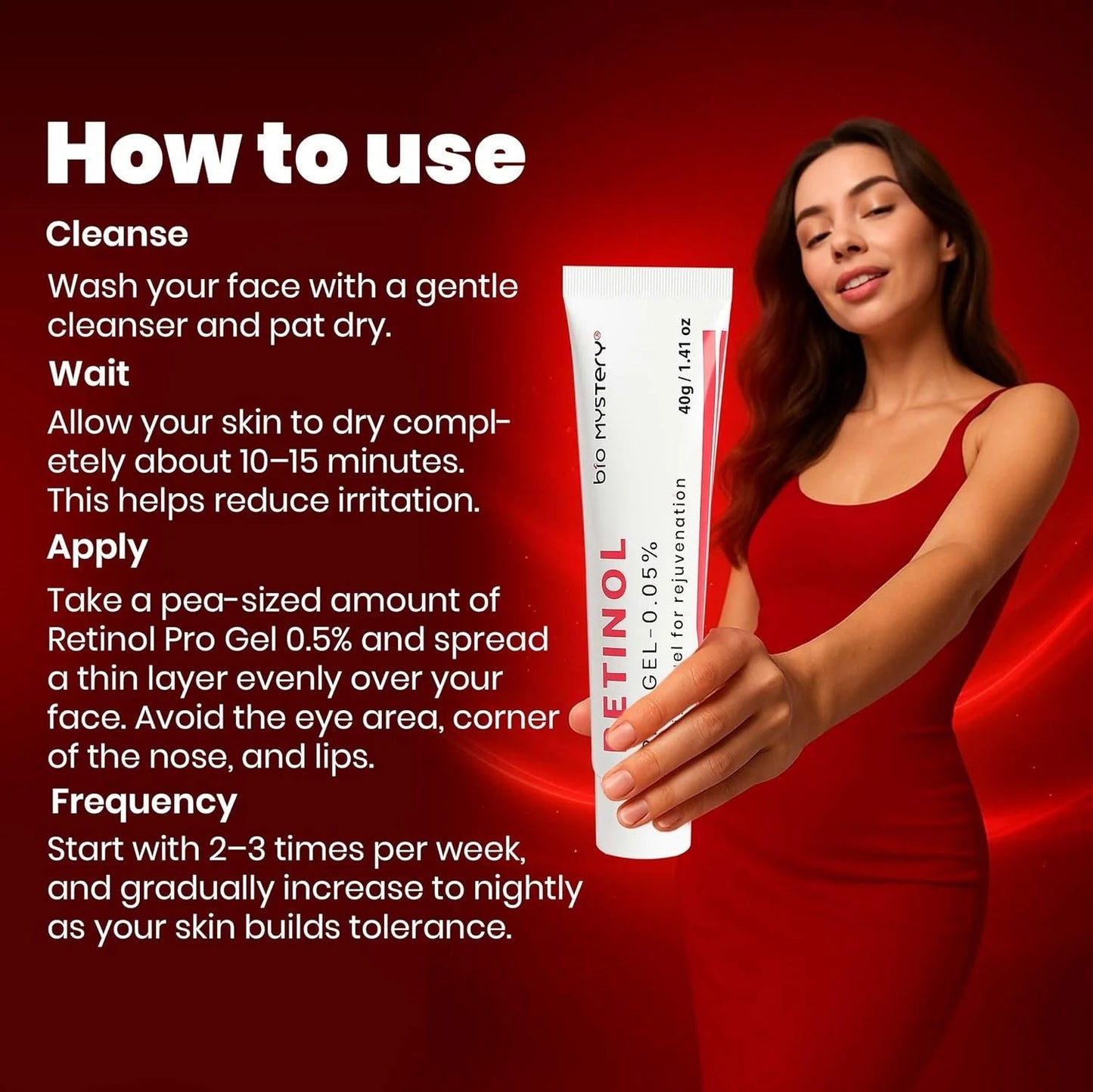 Retinol Pro Gel 0.05% – Gentle Yet Powerful Care for Acne, Fine Lines & Uneven Skin Tone (40g)