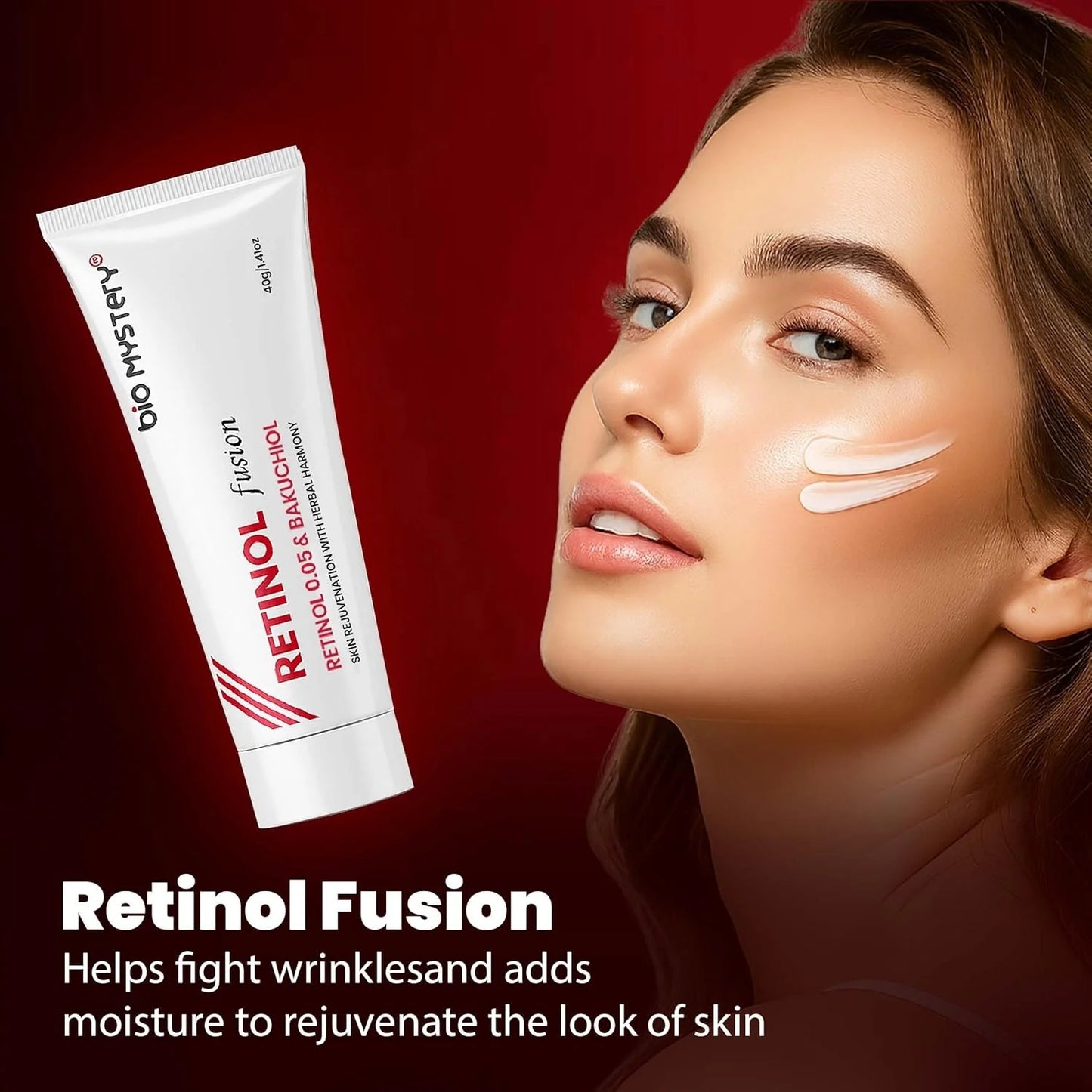 Retinol Fusion Cream 0.05% Transforms Your Nighttime Skincare Routine ( 40g )