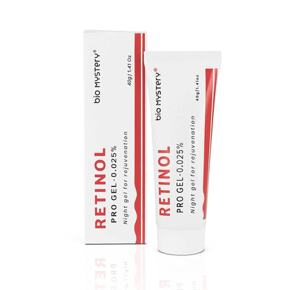Bio Mystery Retinol Pro Gel 0.025% – Anti-Acne & Wrinkle Repair Night Gel – 40g