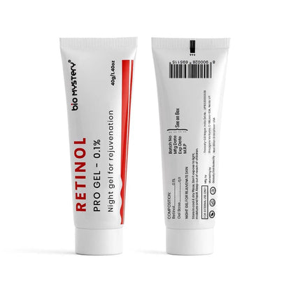 Retinol Pro Gel 0.1%: The Ultimate Night-Time Skincare Solution for Acne, Wrinkles & Dark Spots( 40g )