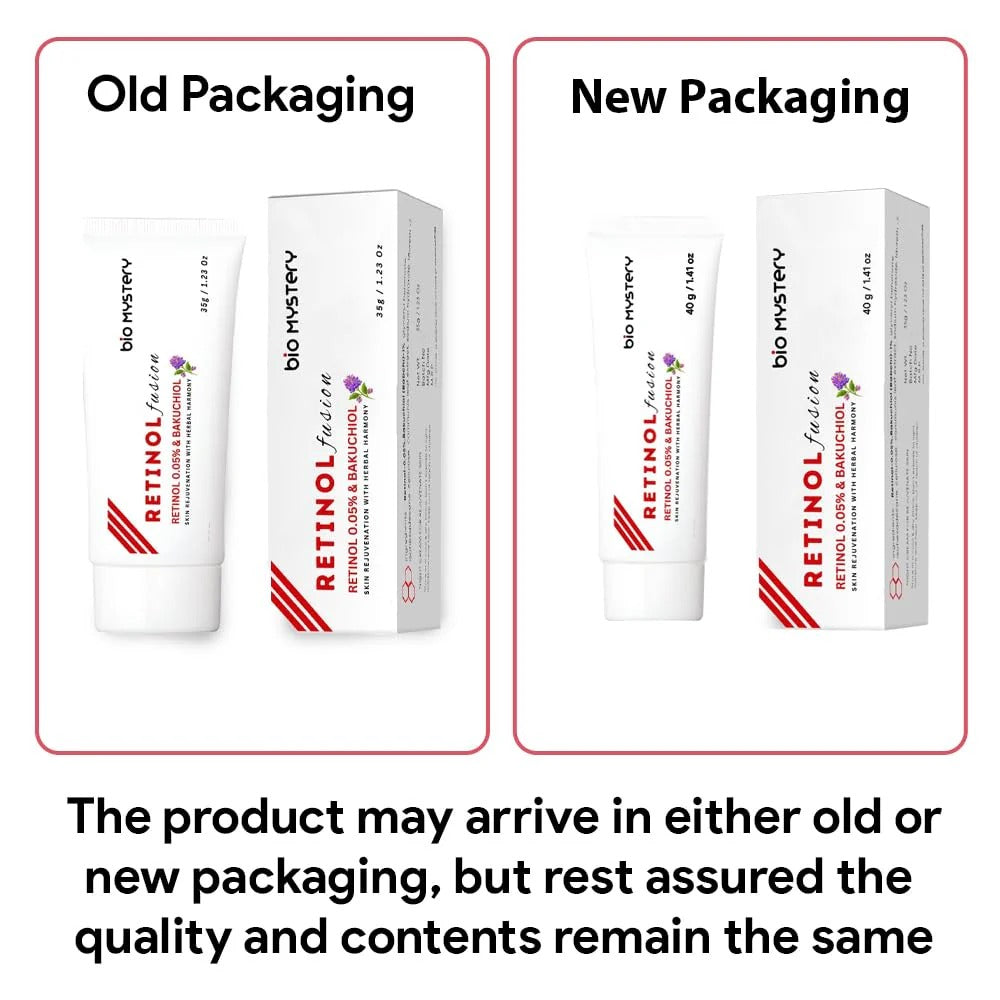 Retinol Fusion Cream 0.05% Transforms Your Nighttime Skincare Routine ( 40g )