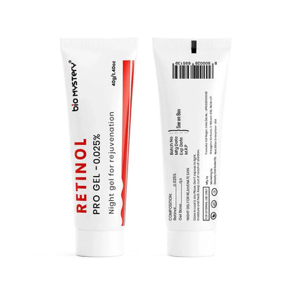 Bio Mystery Retinol Pro Gel 0.025% – Anti-Acne & Wrinkle Repair Night Gel – 40g